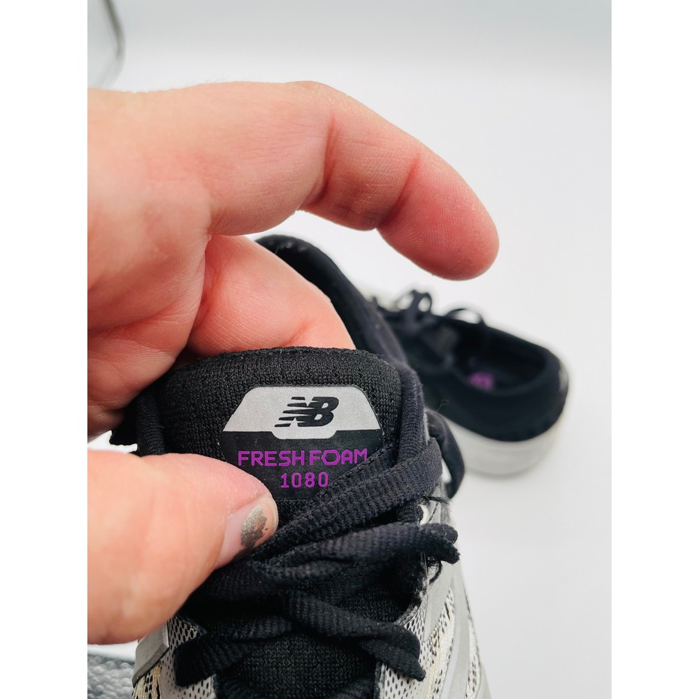 New Balance Fresh Foam 1080 Running Shoes Black White Pink Womens 5.5/Youth 4 - Picture 6 of 6
